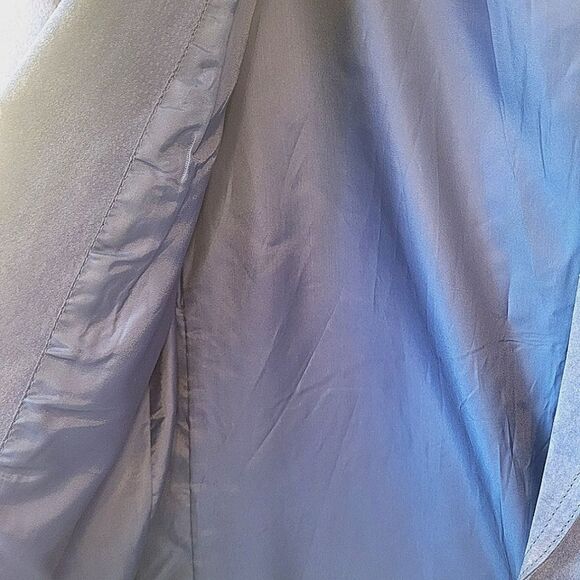 Vintage Cobalt Blue Atlantic Beach Leather Company Suede Western Blazer - Picture 8 of 9